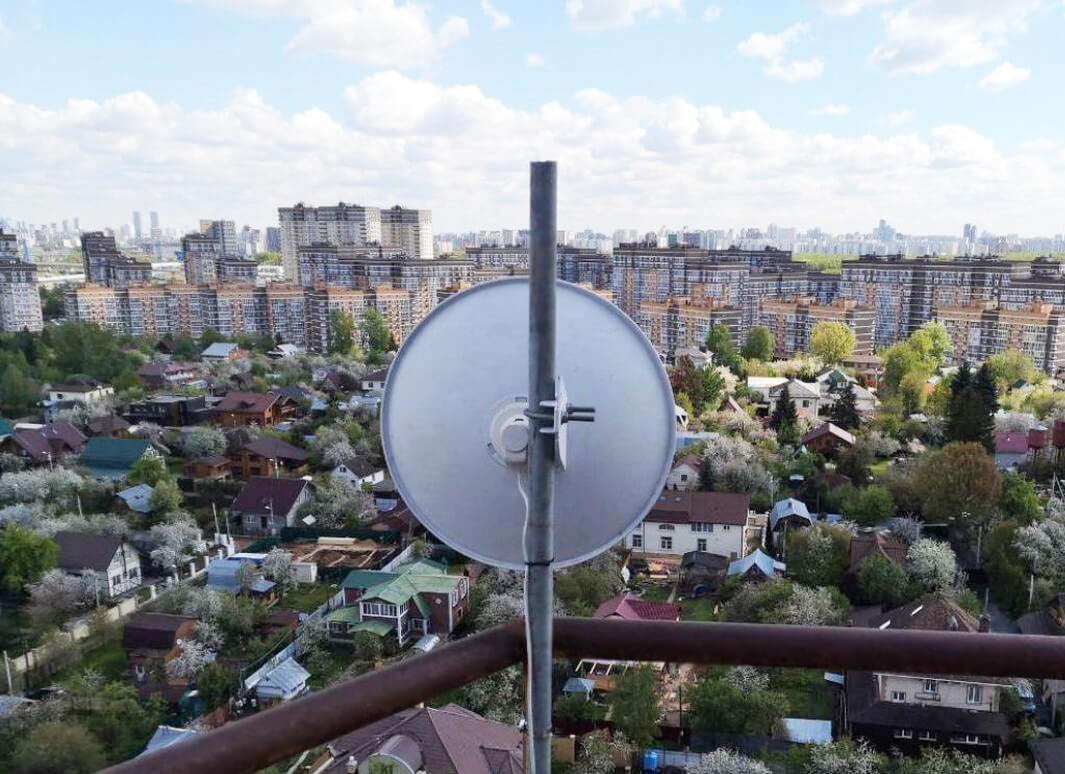 Установка спутникового Интернета Триколор в Дрезне: фото №1
